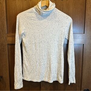 Varley Speckled Turtleneck Top